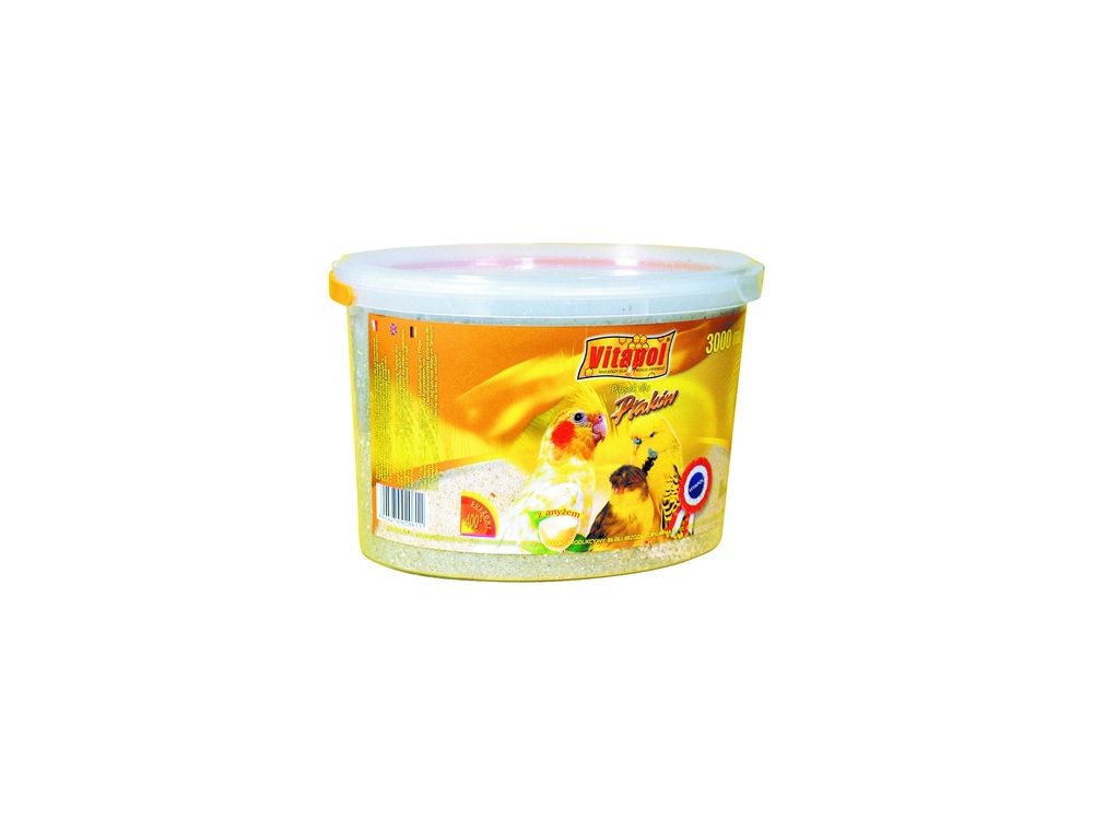 VITAPOL PIASEK DLA PTAKÓW ANYŻOWY - WIADRO 3L (5,4KG) 2061