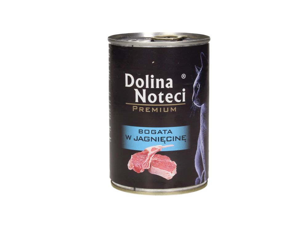 DOLINA NOTECI PREMIUM KOT PUSZKA 400G BOGATA W JAGNIĘCINĘ