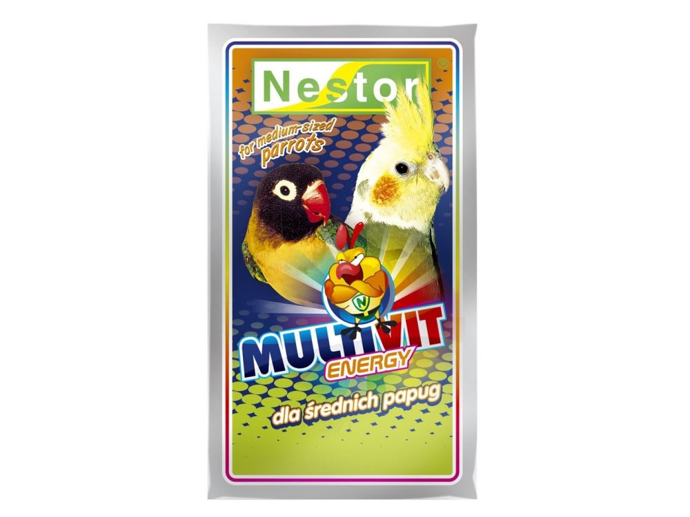 NESTOR  MULTIVIT  ODŻYWKA DLA ŚREDNICH PAPUG 20 G 053/OPŚ
