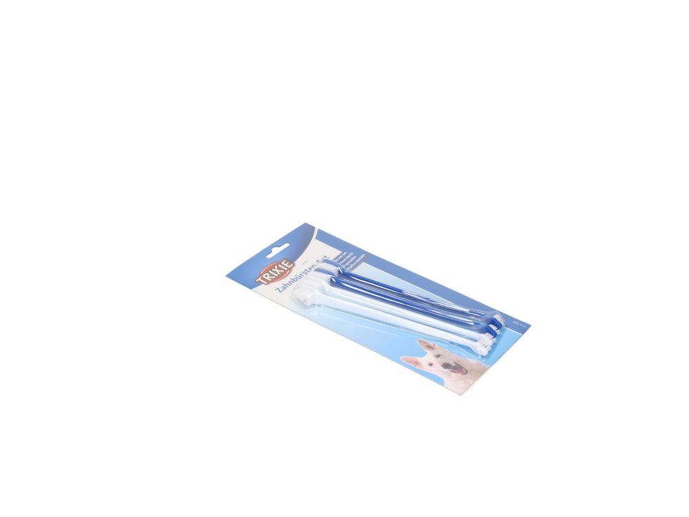 TRIXIE SZCZOTKA DO ZĘBÓW DLA PSA 23CM DWUSTRONNA 4SZT. 2558