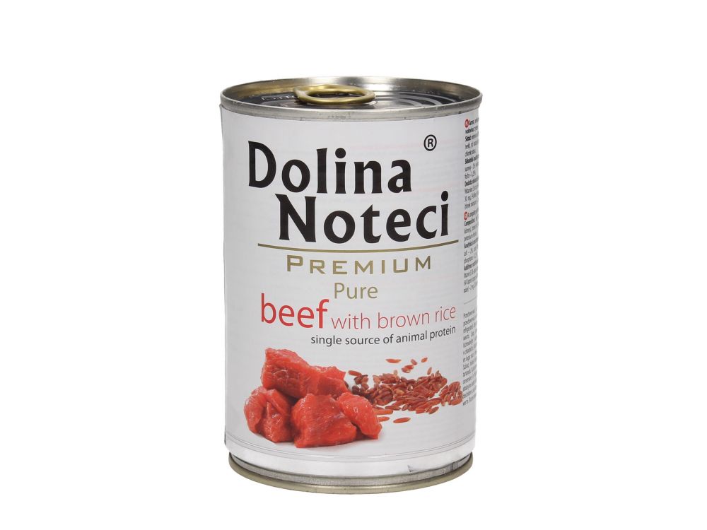 DOLINA NOTECI PREMIUM PURE WOŁOWINA Z RYŻEM 400G
