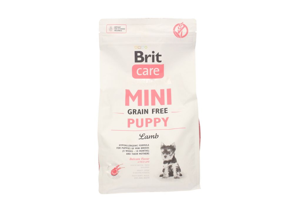 BRIT CARE MINI GRAIN FREE PUPPY LAMB 2KG