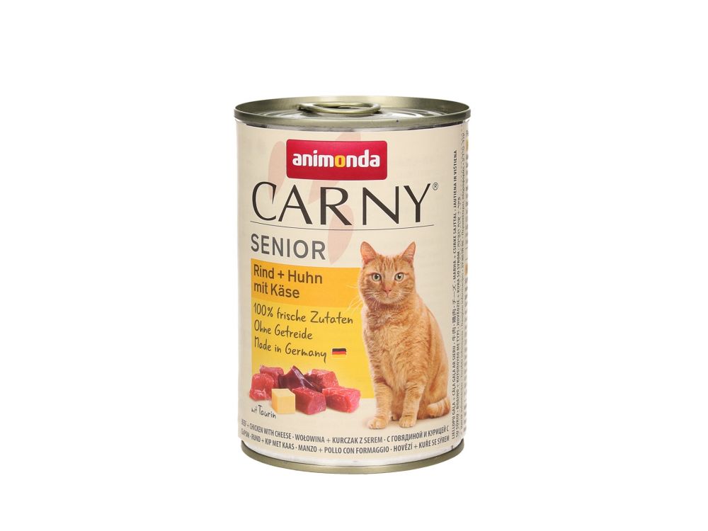ANIMONDA CARNY PUSZKA 400G KOT SENIOR WOŁOWINA/KURCZAK/SER 83726