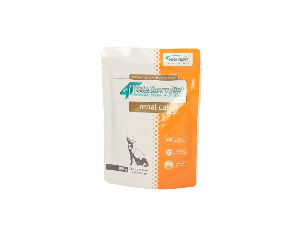 4T VETERINARY DIET CAT RENAL 100 G SASZETKA