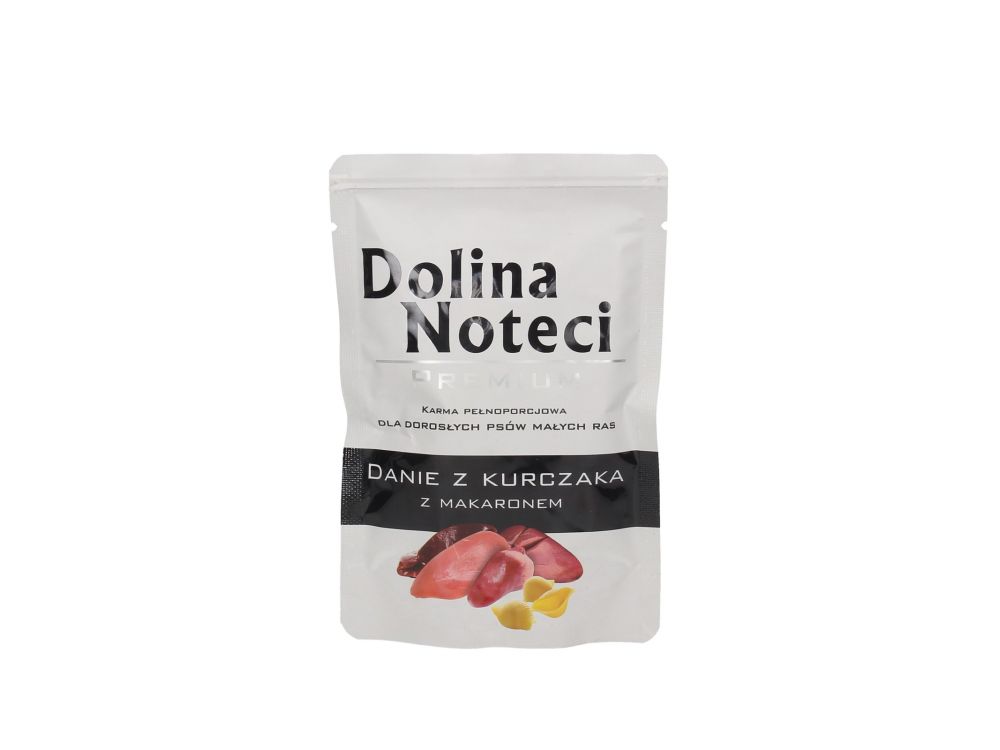 DOLINA NOTECI PREMIUM DANIE Z KURCZAKA Z MAKARONEM 100G