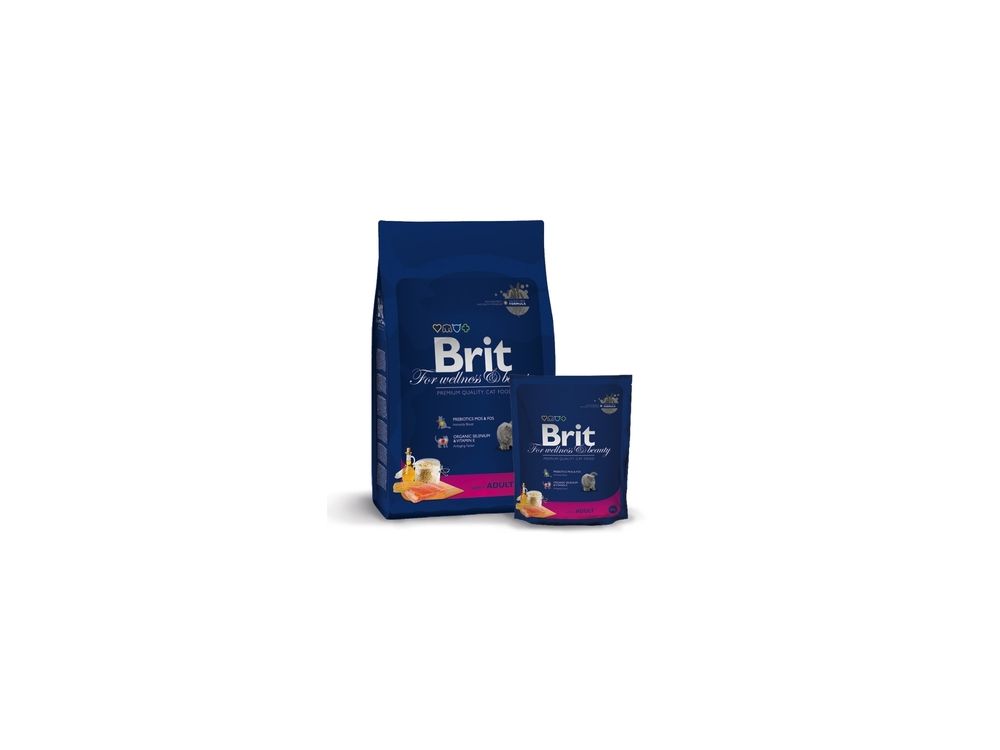 BRIT CAT PREMIUM BY NATURE ADULT ŁOSOŚ 300G