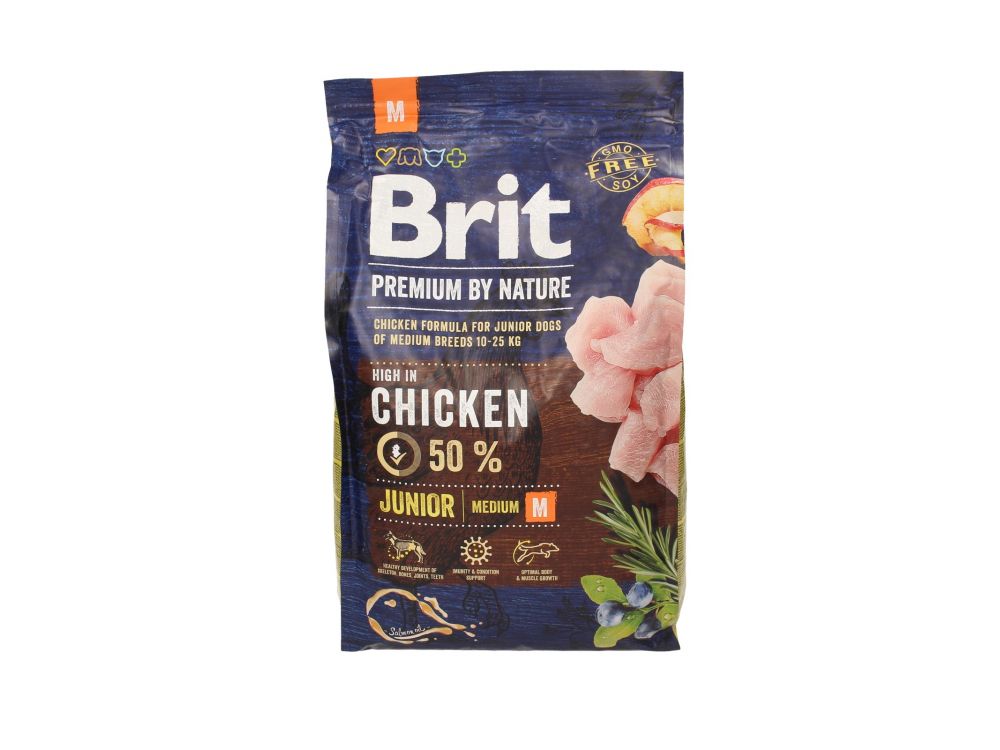 BRIT PREMIUM BY NATURE JUNIOR MEDIUM BREED 3KG
