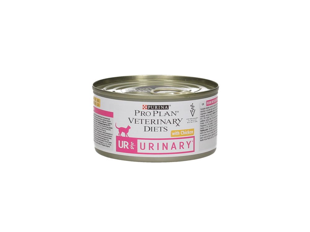 PRO PLAN VETERINARY DIETS FELINE UR URINARY KURCZAK PUSZKA 195G 12570895