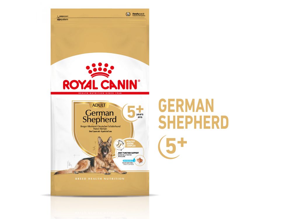 ROYAL CANIN GERMAN SHEPHERD ADULT 5+ KARMA SUCHA DLA PSÓW DOROSŁYCH RASY OWCZAREK NIEMIECKI, POWYŻEJ 5 ROKU ŻYCIA 12KG
