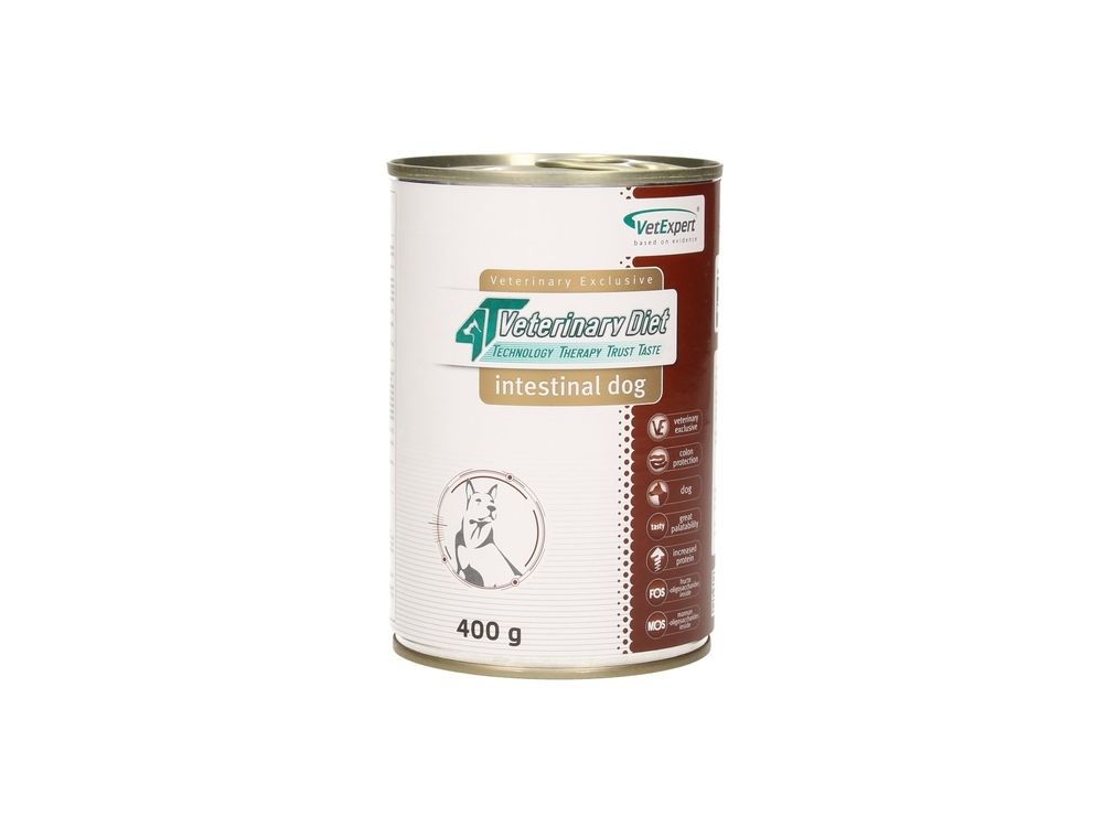 4T VETERINARY DIET DOG INTESTINAL 400 G PUSZKA