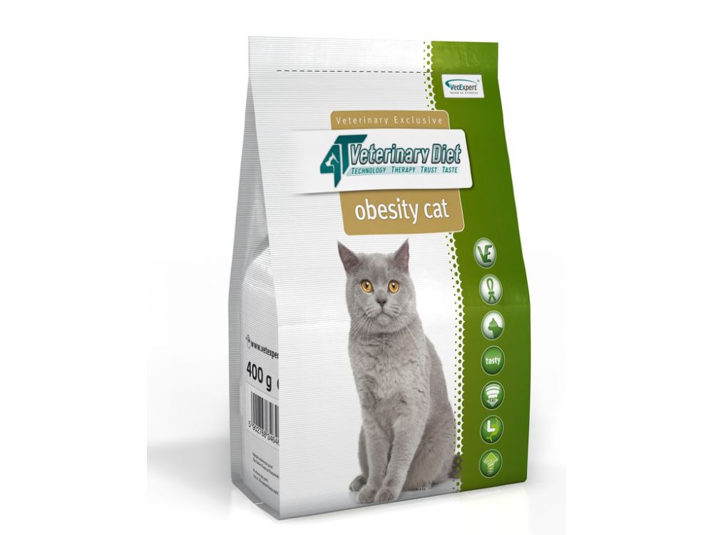 4T VETERINARY DIET CAT OBESITY  400 G