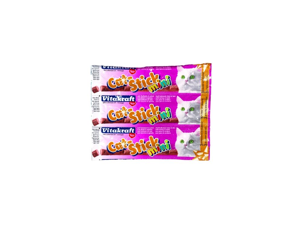 VITAKRAFT PRZYSMAK DLA KOTA CAT-STICK MINI 3SZT.  INDYK 18202