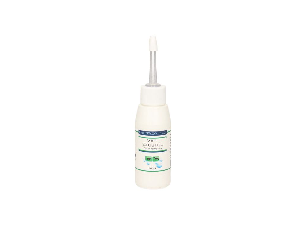 RECOVET MICROMED VET CLUSTOL PŁYN DO HIGIENY USZU 50ML