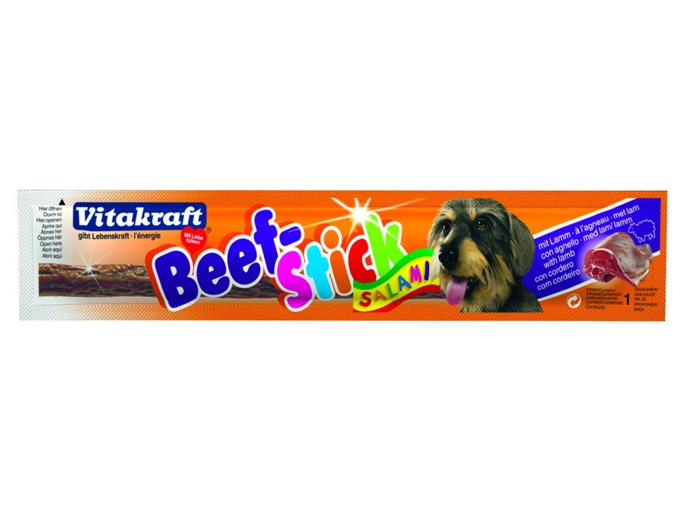 VITAKRAFT PRZYSMAK DLA PSA BEEF STICK 1SZT.  JAGNIĘCINA  18186