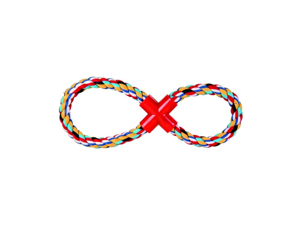 TRIXIE ZABAWKA DLA PSA - GRYZAK SZNUR ÓSEMKA 3278