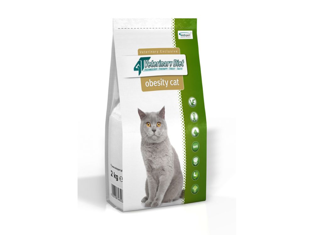 4T VETERINARY DIET CAT OBESITY 2 KG