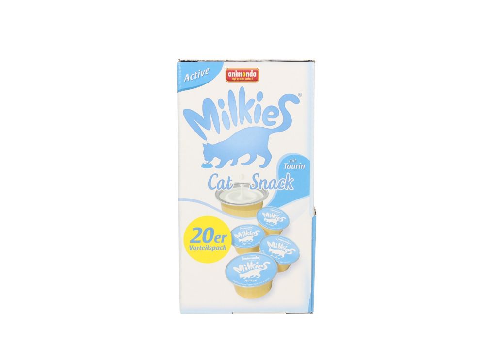 ANIMONDA MLEKO DLA KOTA MILKIES 20X15G ACTIVE Z TAURYNĄ 83529