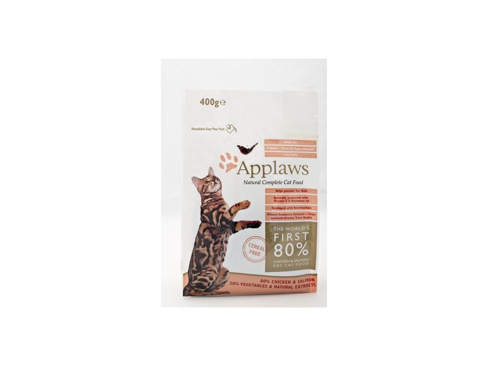 APPLAWS SUCHA KOT 400G KURCZAK/ŁOSOŚ