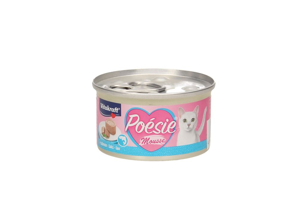 VITAKRAFT PUSZKA DLA KOTA POESIE MUS Z ŁOSOSIEM 85G 2439849
