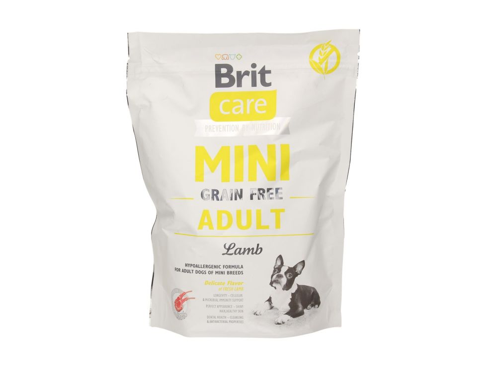 BRIT CARE MINI GRAIN FREE ADULT LAMB 400G