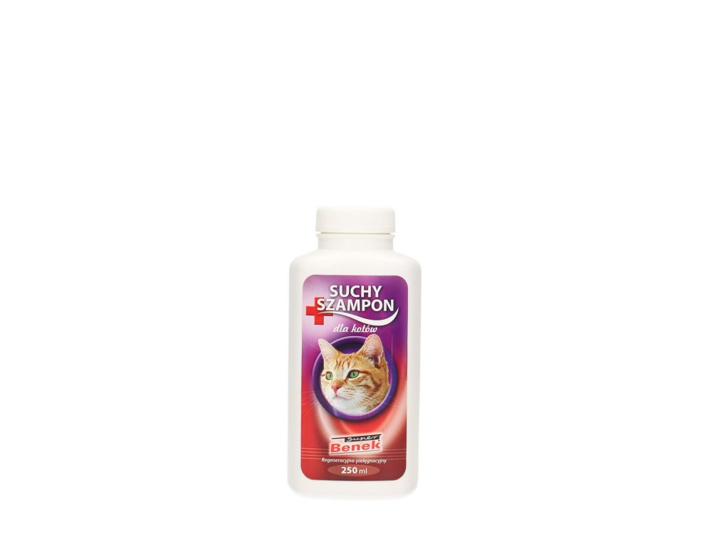 SUPER BENEK SZAMPON SUCHY REGENERACYJNO-PIELĘGNACYJNY DLA KOTÓW 250ML