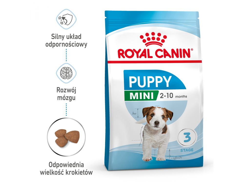 ROYAL CANIN Mini Puppy karma sucha dla szczeniąt, od 2 do 10 miesiąca życia, ras małych 4 KG