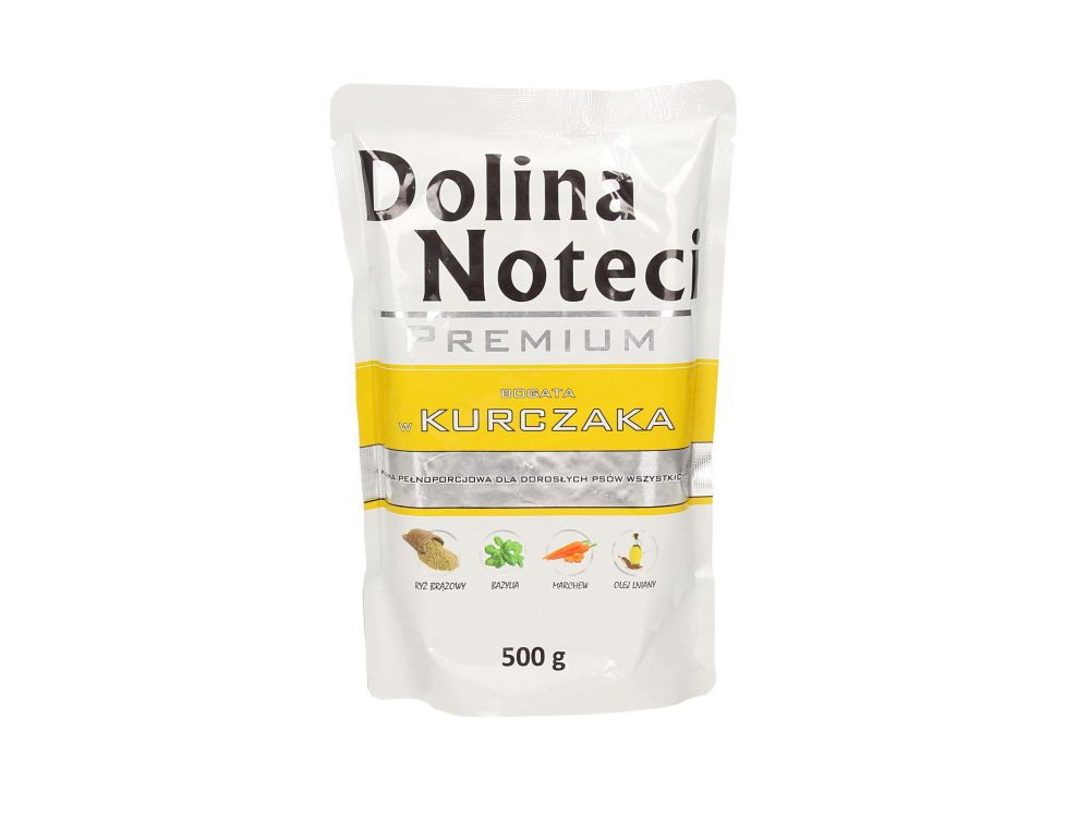 DOLINA NOTECI PREMIUM BOGATA W KURCZAKA SASZETKA 500G