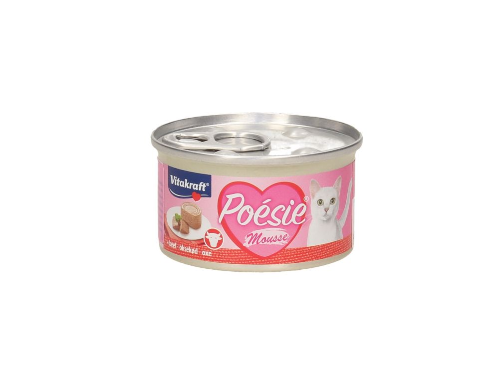 VITAKRAFT PUSZKA DLA KOTA POESIE MUS Z WOŁOWINĄ 85G 2439848