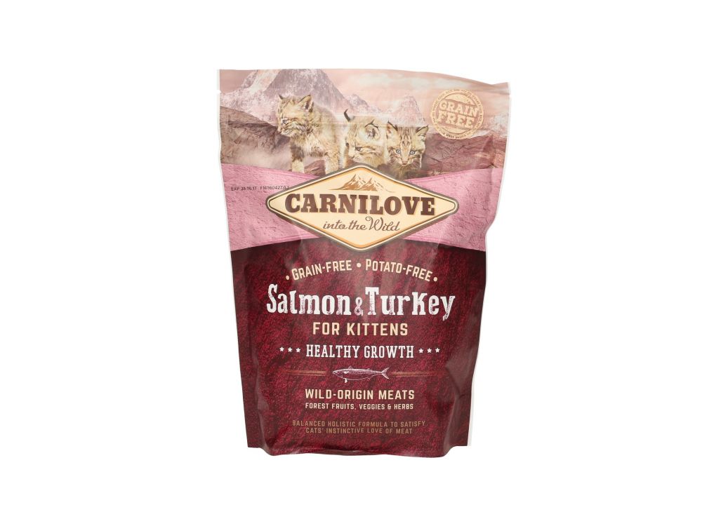 CARNILOVE KOT KITTEN ŁOSOŚ/INDYK 400G