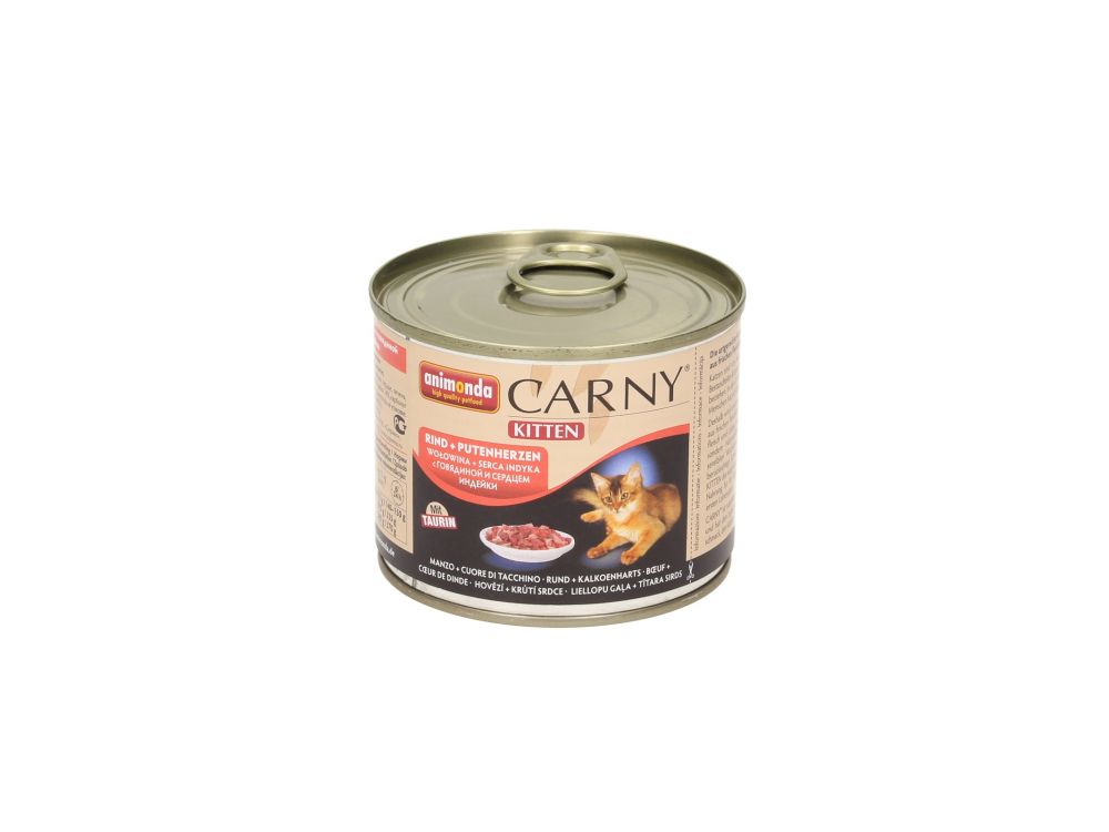 ANIMONDA CARNY PUSZKA 200G KITTEN WOŁOWINA/INDYK 83966
