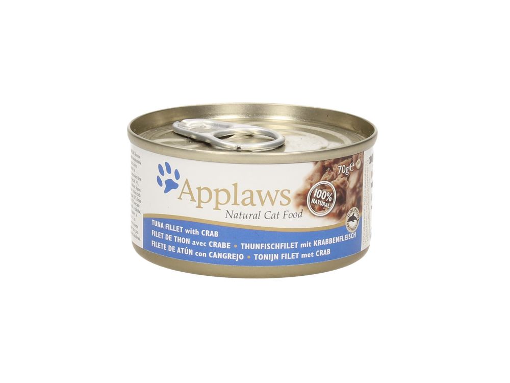 APPLAWS PUSZKA KOT 70G TUŃCZYK Z KRABEM