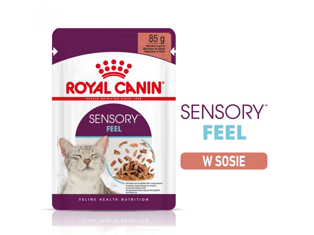 ROYAL CANIN SENSORY FEEL KARMA MOKRA W SOSIE DLA WYBREDNYCH KOTÓW 85G