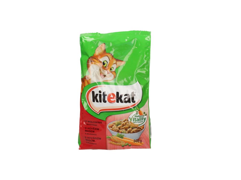 KITEKAT Z WOŁOWINĄ I WARZYWAMI 300G