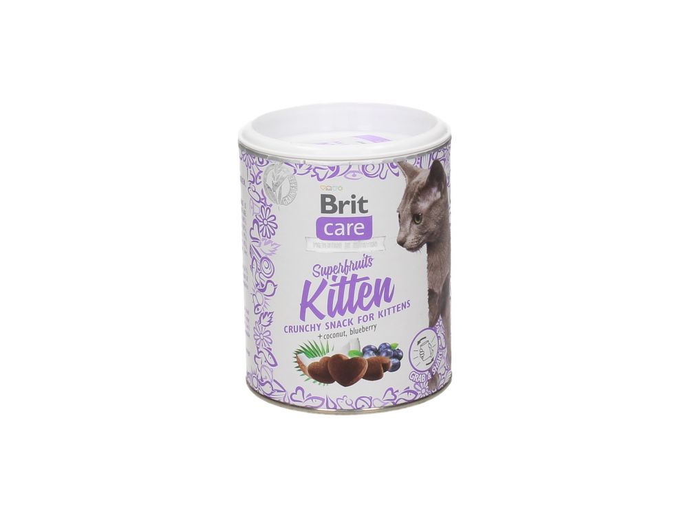 BRIT CARE CAT SNACK SUPERFRUITS KITTEN 100G