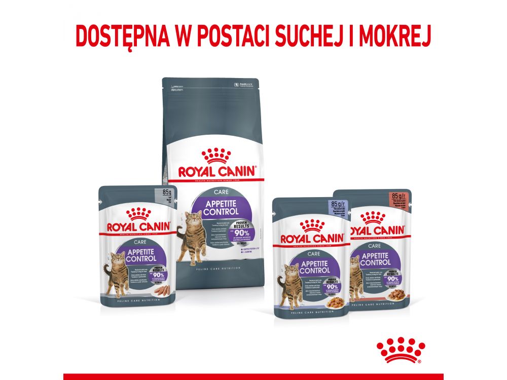 ROYAL CANIN CAT APPETITE CONTROL W GALARETCE 85G SASZETKA