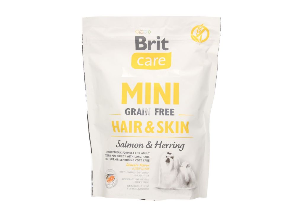 BRIT CARE MINI GRAIN FREE HAIR&SKIN 400G