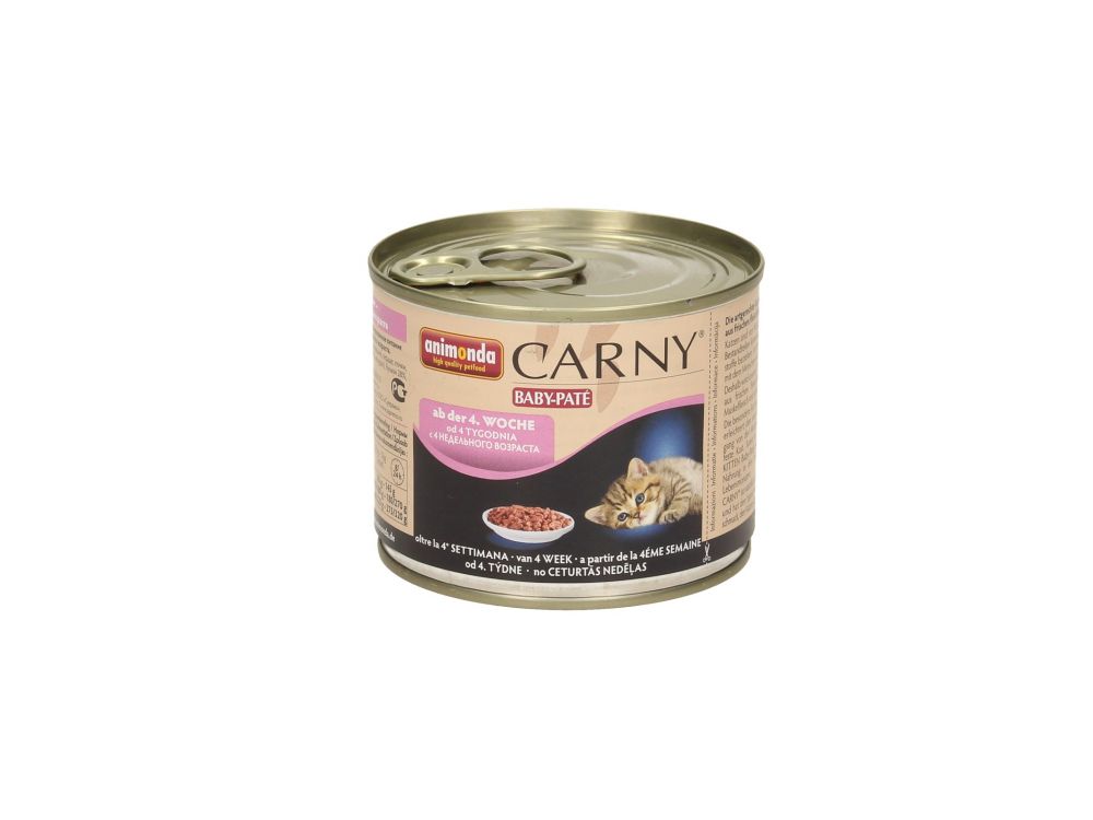 ANIMONDA CARNY PUSZKA 200G KITTEN BABY PATE 83962