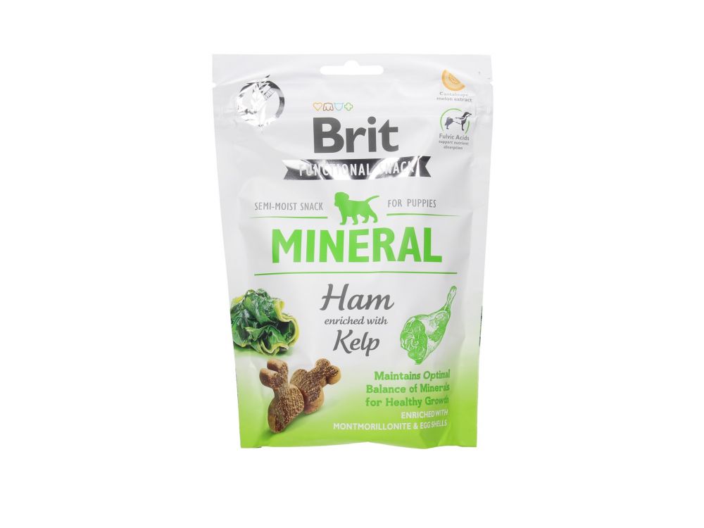 BRIT CARE DOG FUNCTIONAL SNACK MINERAL HAM PUPPY 150G