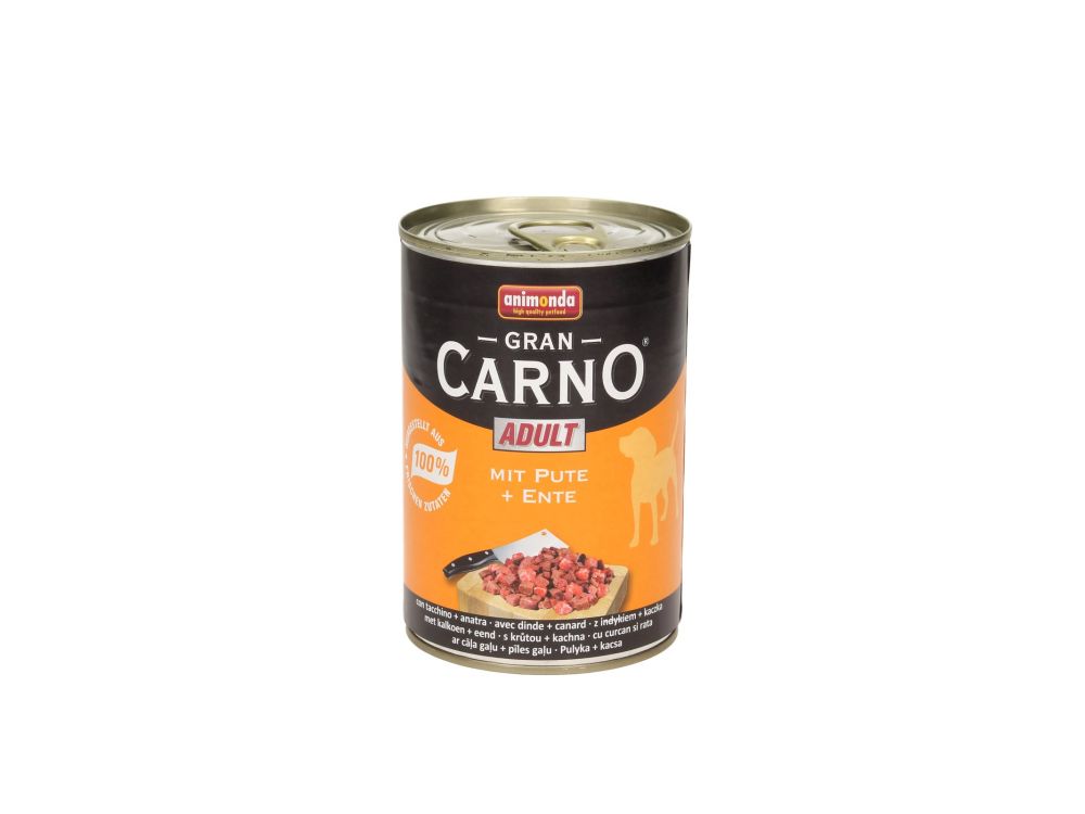 ANIMONDA GRANCARNO PUSZKA 400G WOŁOWINA/KACZE SERCA 82746
