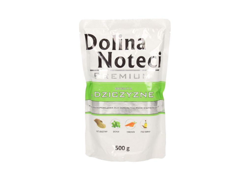 DOLINA NOTECI PREMIUM BOGATA W DZICZYZNĘ SASZETKA 500G