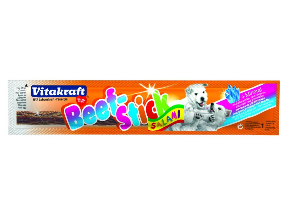 VITAKRAFT PRZYSMAK DLA PSA BEEF STICK 1SZT. MINERAL JUNIOR 26504