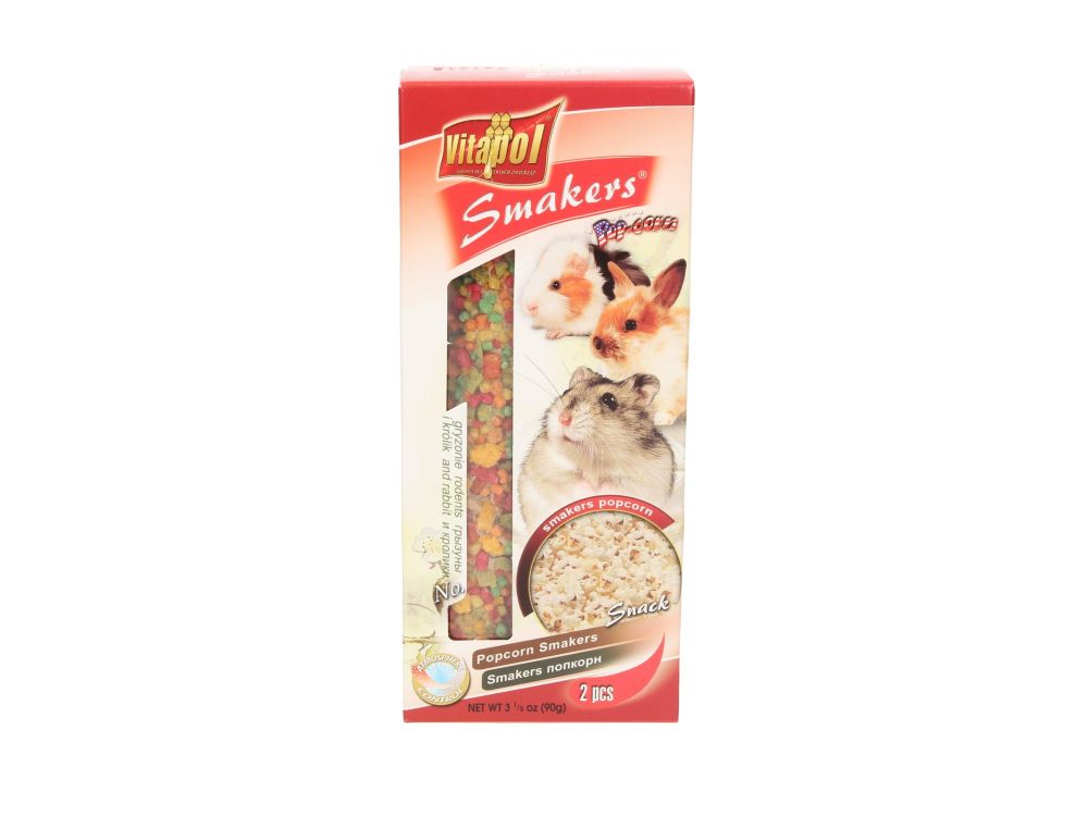 VITAPOL KOLBY SMACKERS DLA GRYZONI - POPCORN 2SZT. 1111