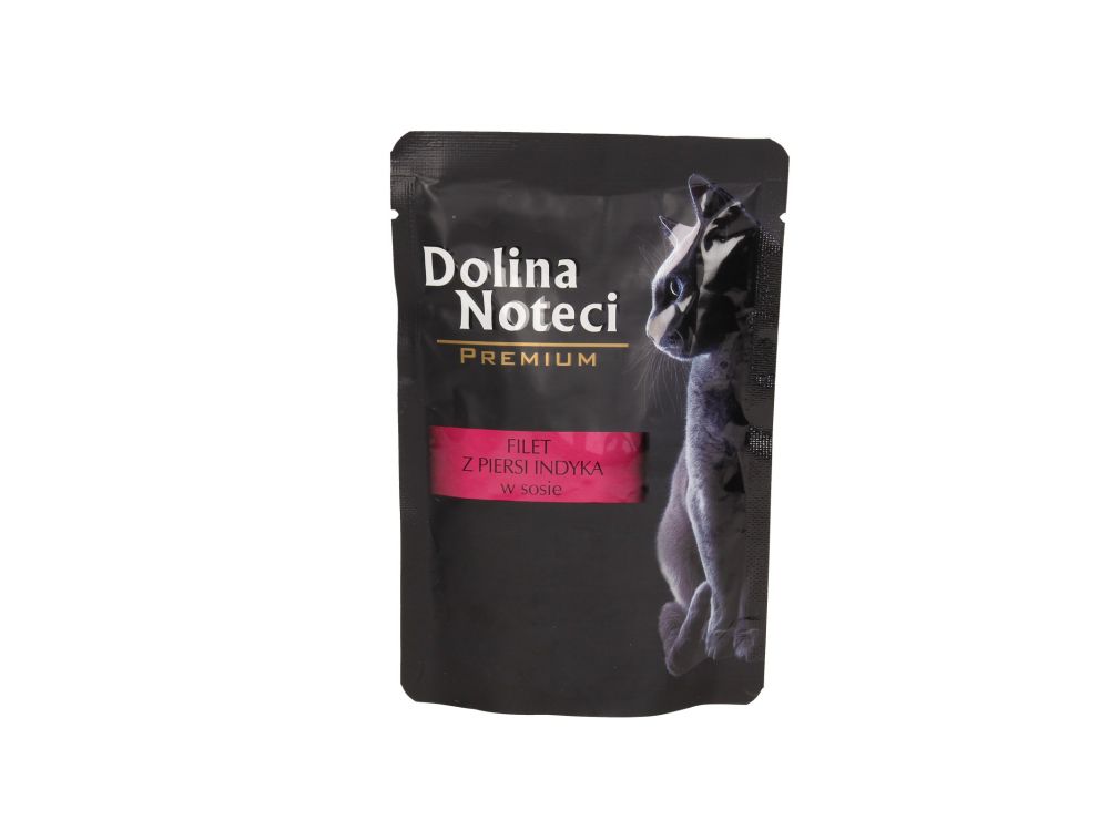 DOLINA NOTECI PREMIUM KOT SASZETKA FILET Z PIERSI INDYKA 85G
