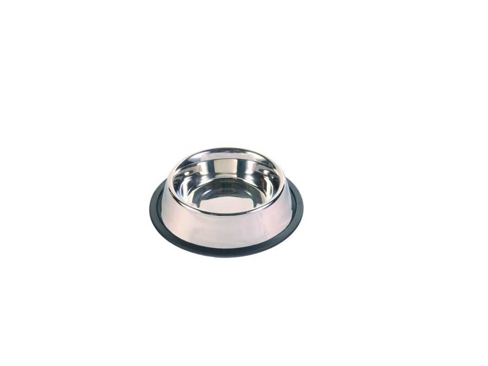 TRIXIE MISKA METALOWA NA GUMIE 0.45L/14CM 24851