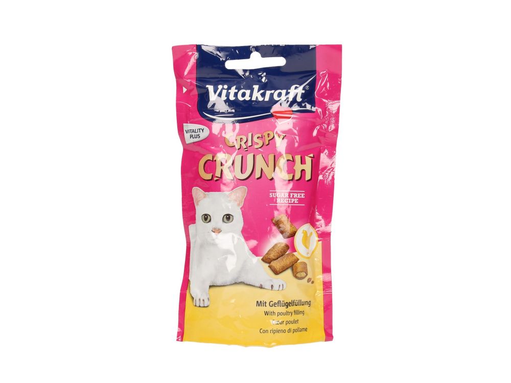 VITAKRAFT PRZYSMAK DLA KOTA CRISPY CRUNCH DRÓB 60G 28814