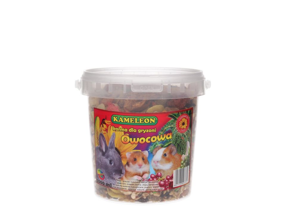 KAMELEON POKARM DLA GRYZONI OWOCOWY 1L