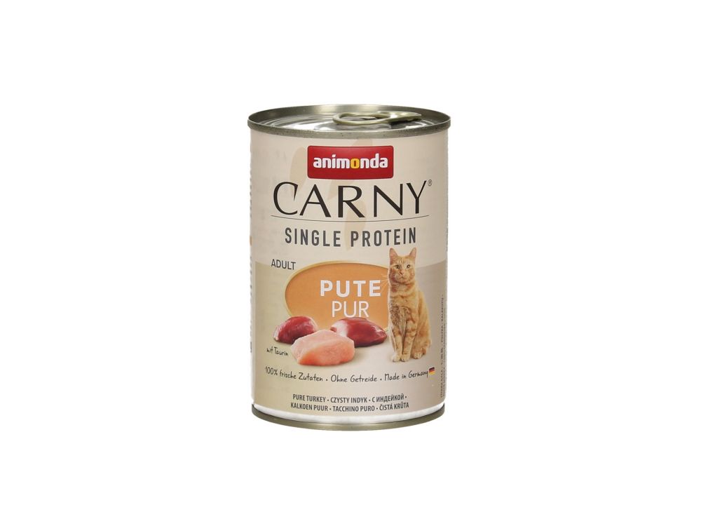 ANIMONDA CARNY SINGLE PROTEIN PUSZKA 400G KOT INDYK 83679