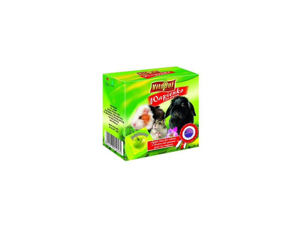 VITAPOL KOSTKA WAPIENNA DLA GRYZONI - JABŁKO 1058