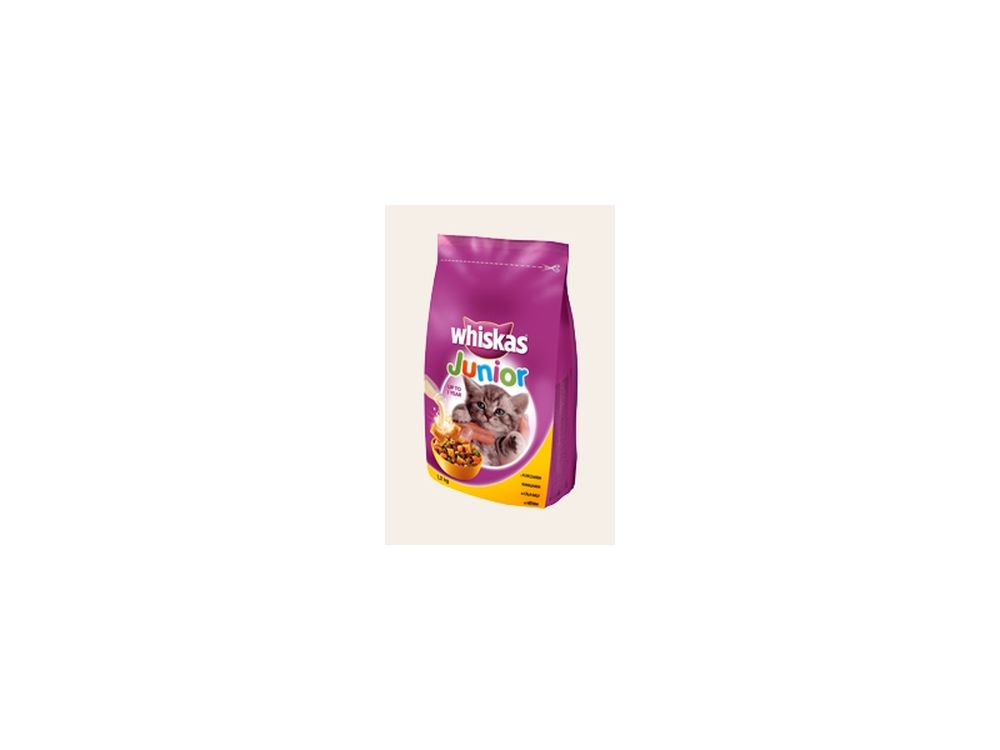 WHISKAS SUCHY JUNIOR KURCZAK 1,4KG