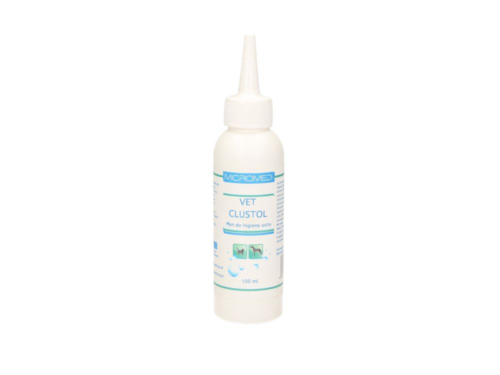 RECOVET MICROMED VET CLUSTOL PŁYN DO HIGIENY USZU 100ML